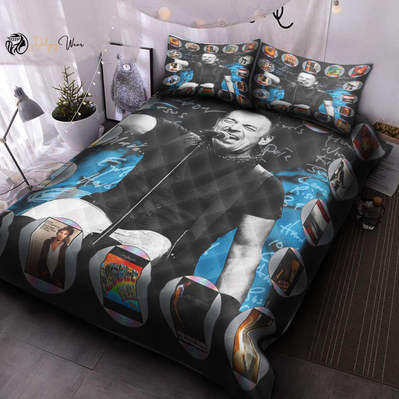 Bruce Springsteen Lover Bedding Set Decor Gift For Men Women Decor Gift For Men Women G95