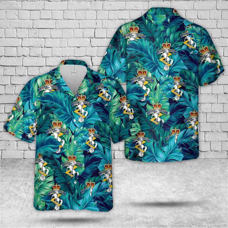 Canadian Army Corps of Royal Canadian Electrical and Mechanical Engineers Hawaiian Shirt Gift for Men Dad Father Gift for Men Dad Father