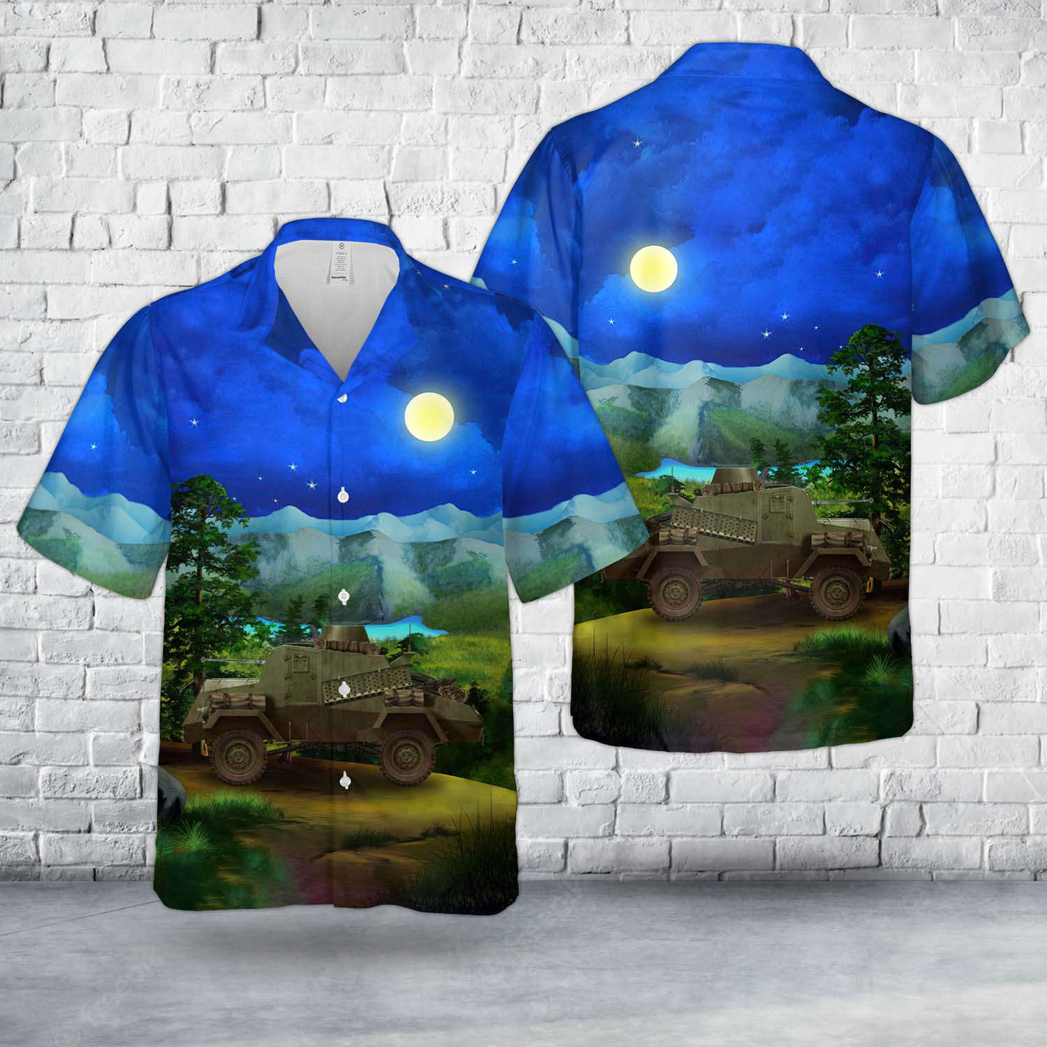 Canadian Army Otter Mk.I, early production, Canada, 1941 Hawaiian Shirt Gift for Men Dad Father Gift for Men Dad Father