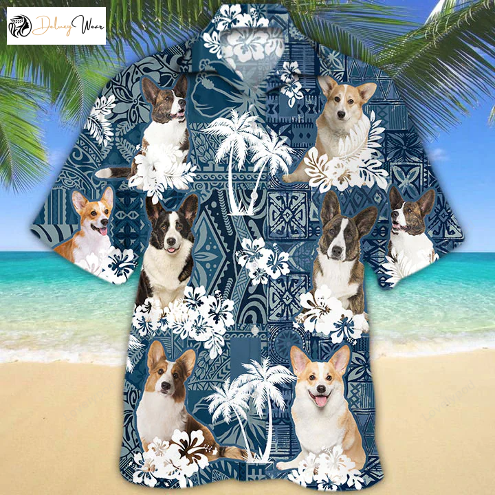 Stylish Cardigan Welsh Corgi Hawaiian Shirt Gift for Men Women Fans: Perfect Blend of Comfort and Style