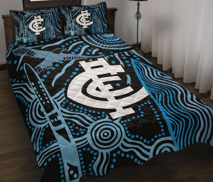 Carlton Football Quilt Bedding Set Decor Gift For Men Women Decor Gift For Men Women G95 Carlton Football Quilt Bedding Set Decor Gift For Men Women Decor Gift For Men Women G95