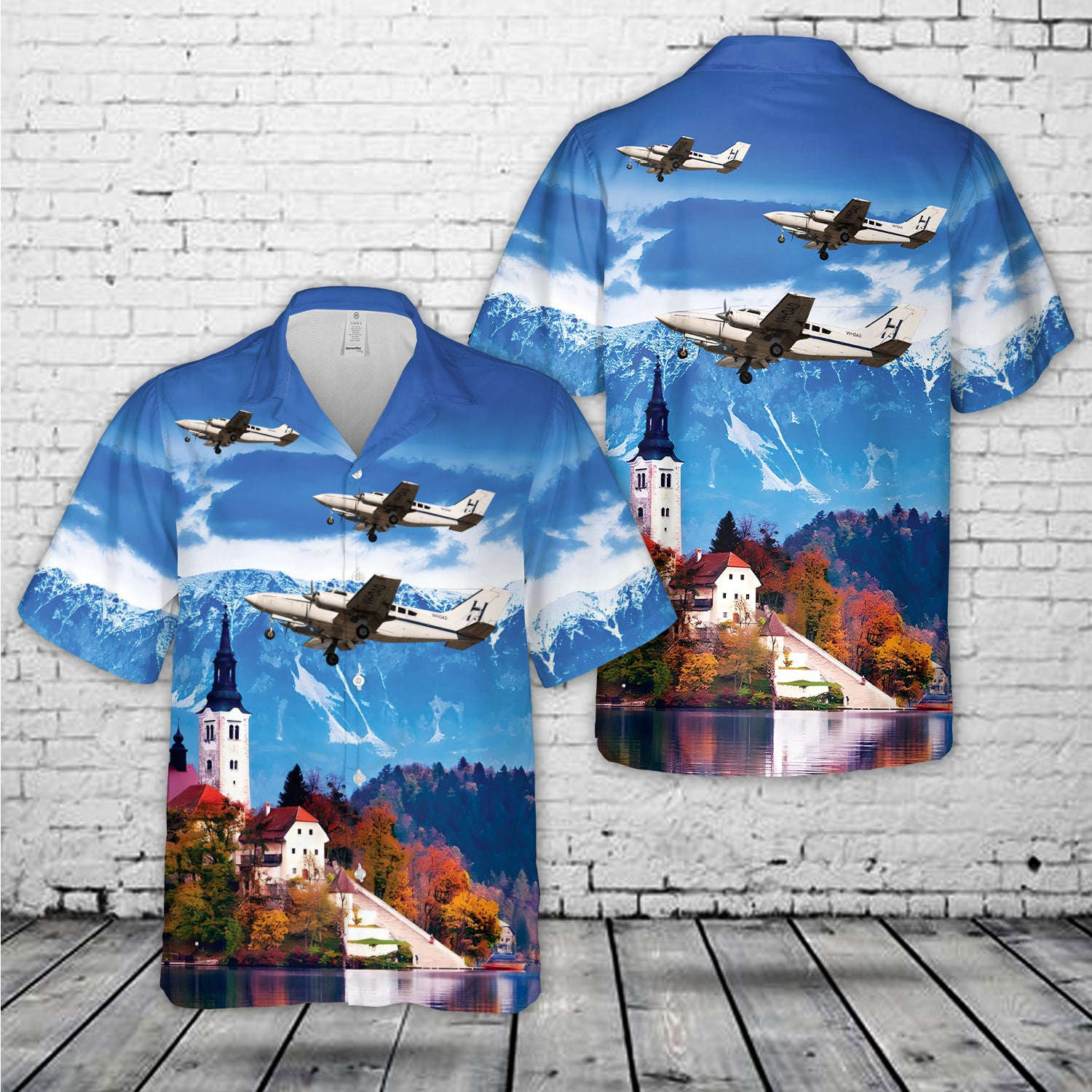 Cessna 402C Hawaiian Shirt Gift for Men Dad Father Gift for Men Dad Father