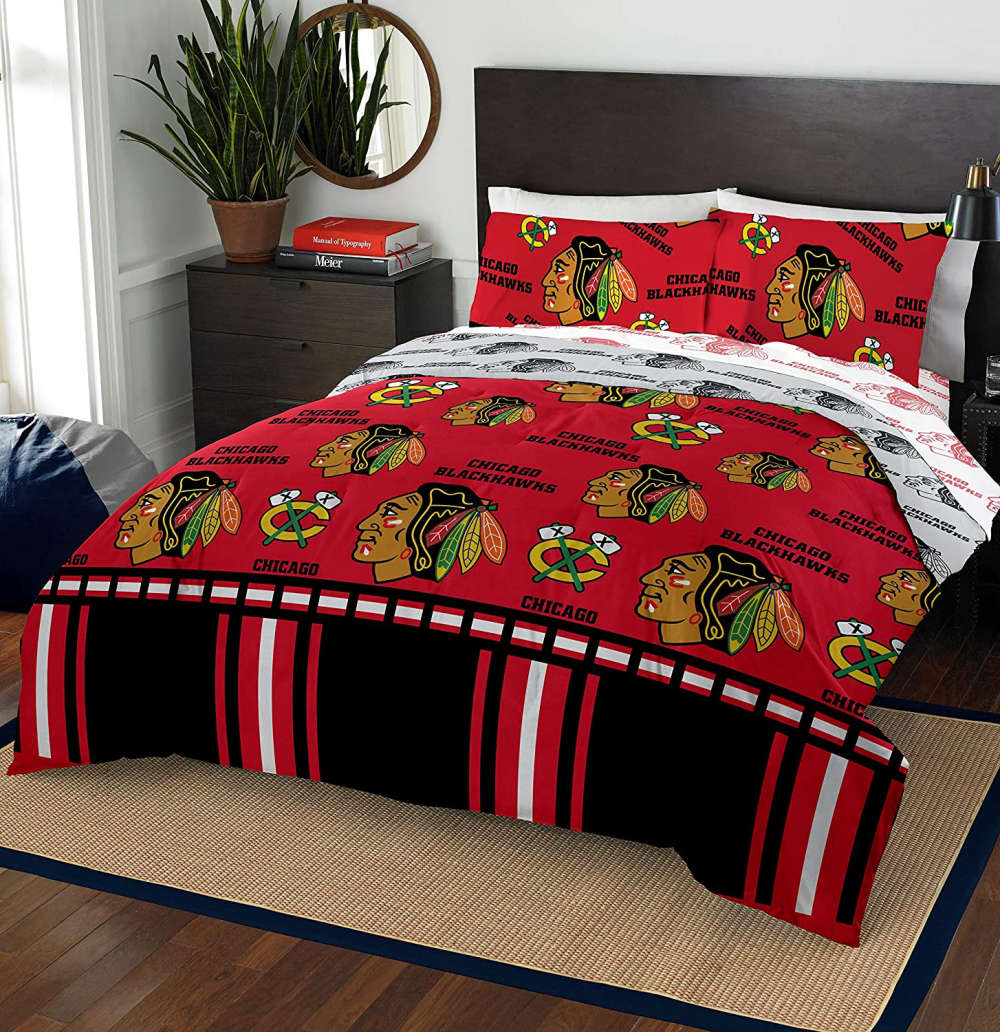 Chicago Blackhawks Bedding Set Decor Gift For Men Women Decor Gift For Men Women G95 Chicago Blackhawks Bedding Set Decor Gift For Men Women Decor Gift For Men Women G95