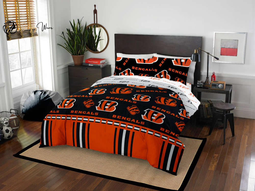 Cincinnati Bengals Bedding Set Decor Gift For Men Women Decor Gift For Men Women G95 Cincinnati Bengals Bedding Set Decor Gift For Men Women Decor Gift For Men Women G95