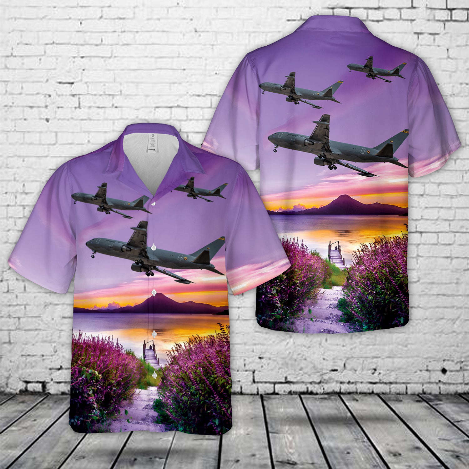 Colombian Air Force KC-767 ‘Jupiter’ Hawaiian Shirt Gift for Men Dad Father Gift for Men Dad Father