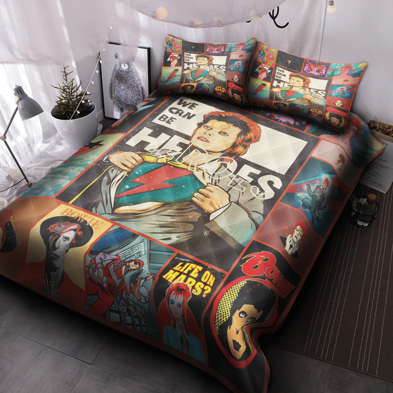 David Bowie 1 Bedding Set Decor Gift For Men Women Decor Gift For Men Women G95