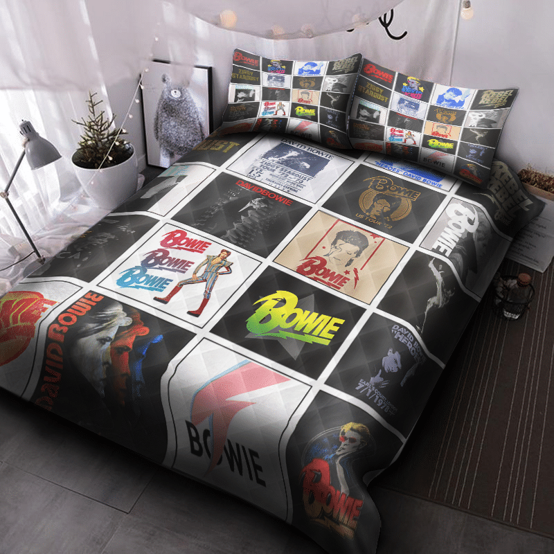 David Bowie 2 Bedding Set Decor Gift For Men Women Decor Gift For Men Women G95