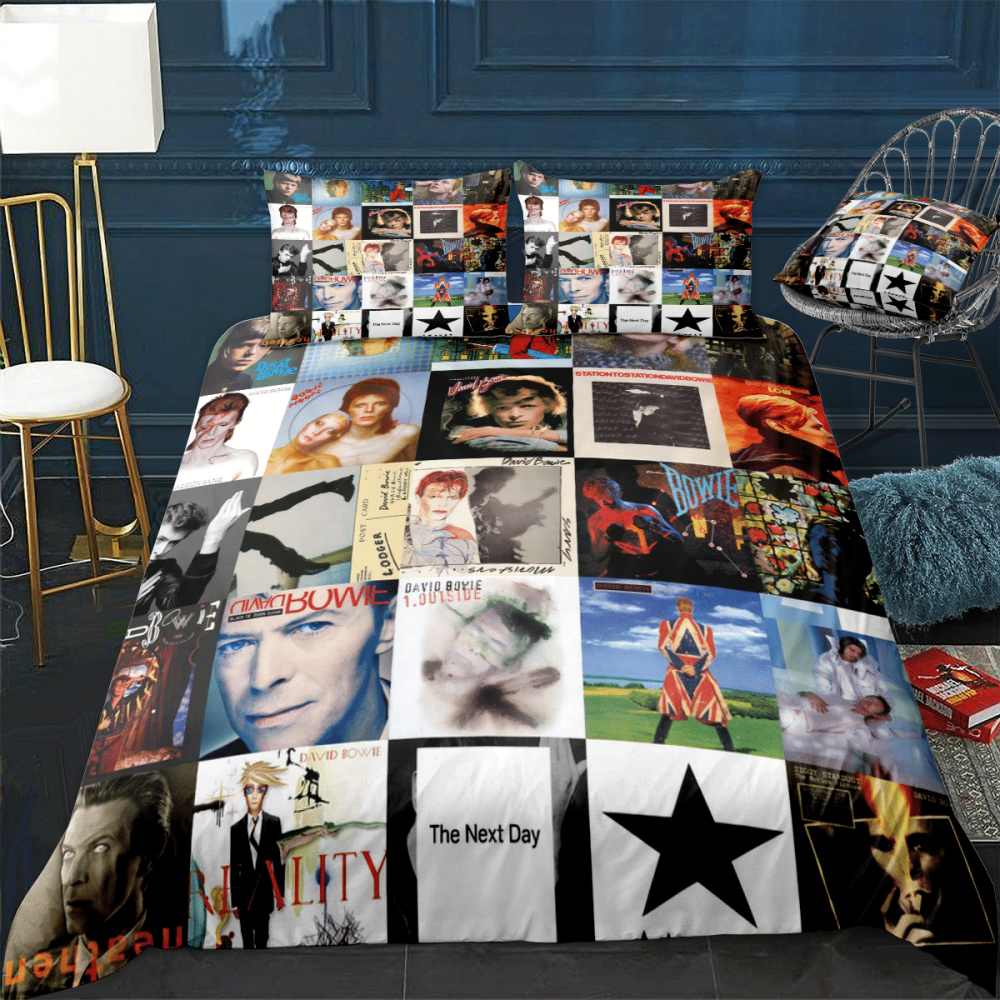 David Bowie 3 Bedding Set Decor Gift For Men Women Decor Gift For Men Women G95