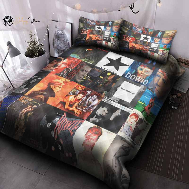 David Bowie Bedding Set Decor Gift For Men Women Decor Gift For Men Women G95