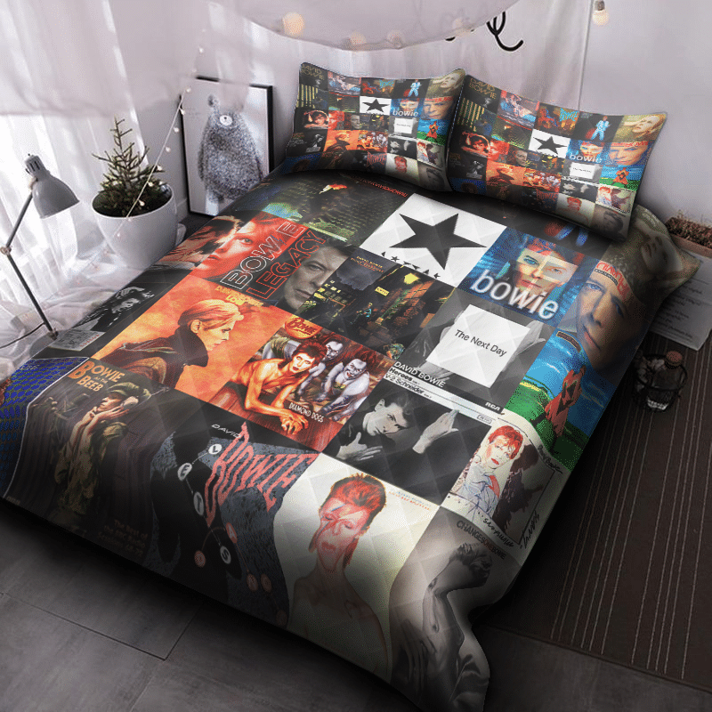 David Bowie Bedding Set Decor Gift For Men Women Decor Gift For Men Women G95