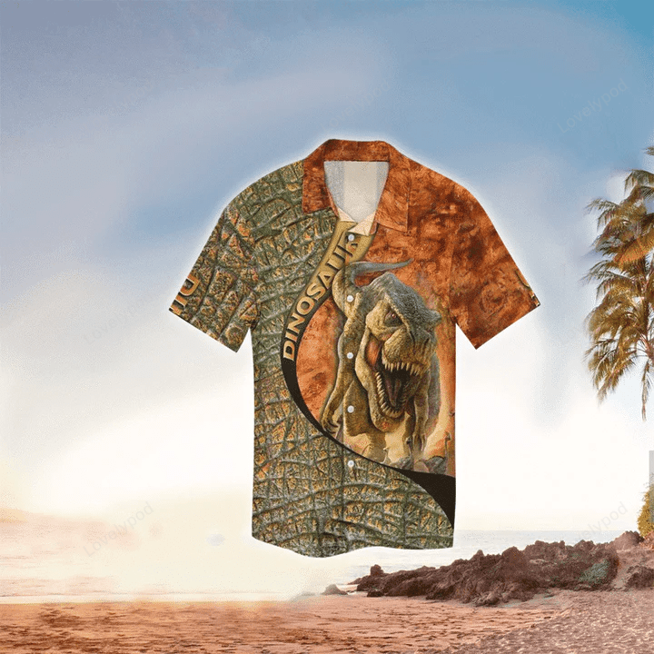 Dinosaurs 4th of July Apparel & Hawaiian Shirt Gift for Men Women Fans – Celebrate Independence Day in Style!