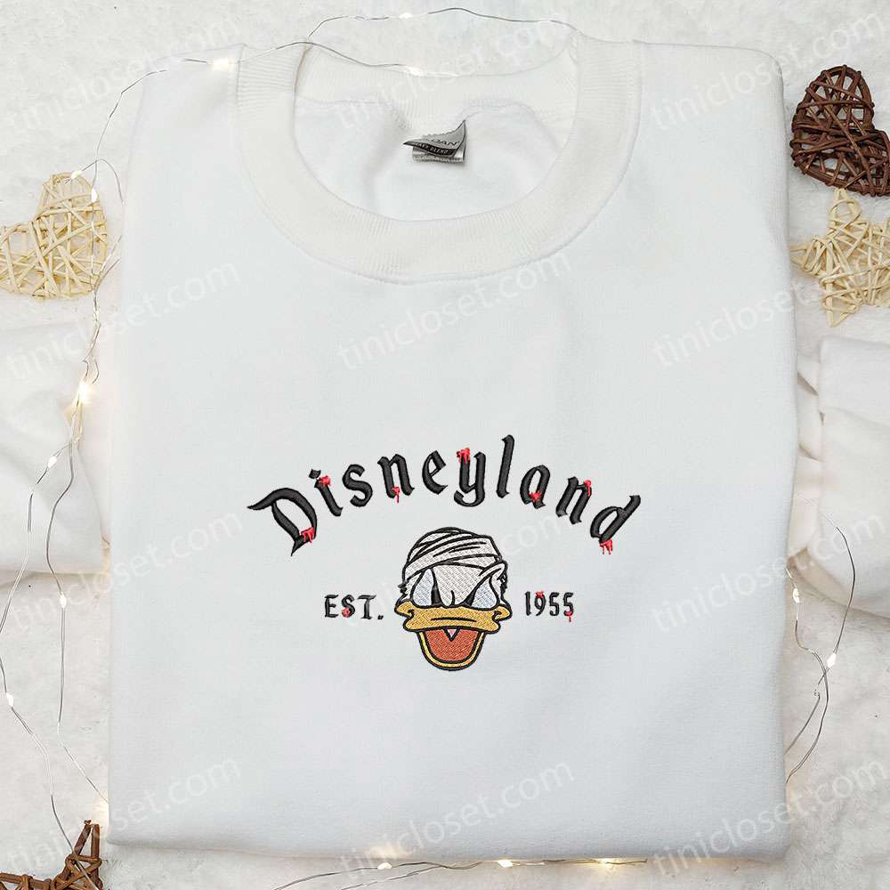 Vintage Donald Disneyland Halloween Sweatshirt 1955 Est Disney Embroidered Hoodie & Shirt Ideas