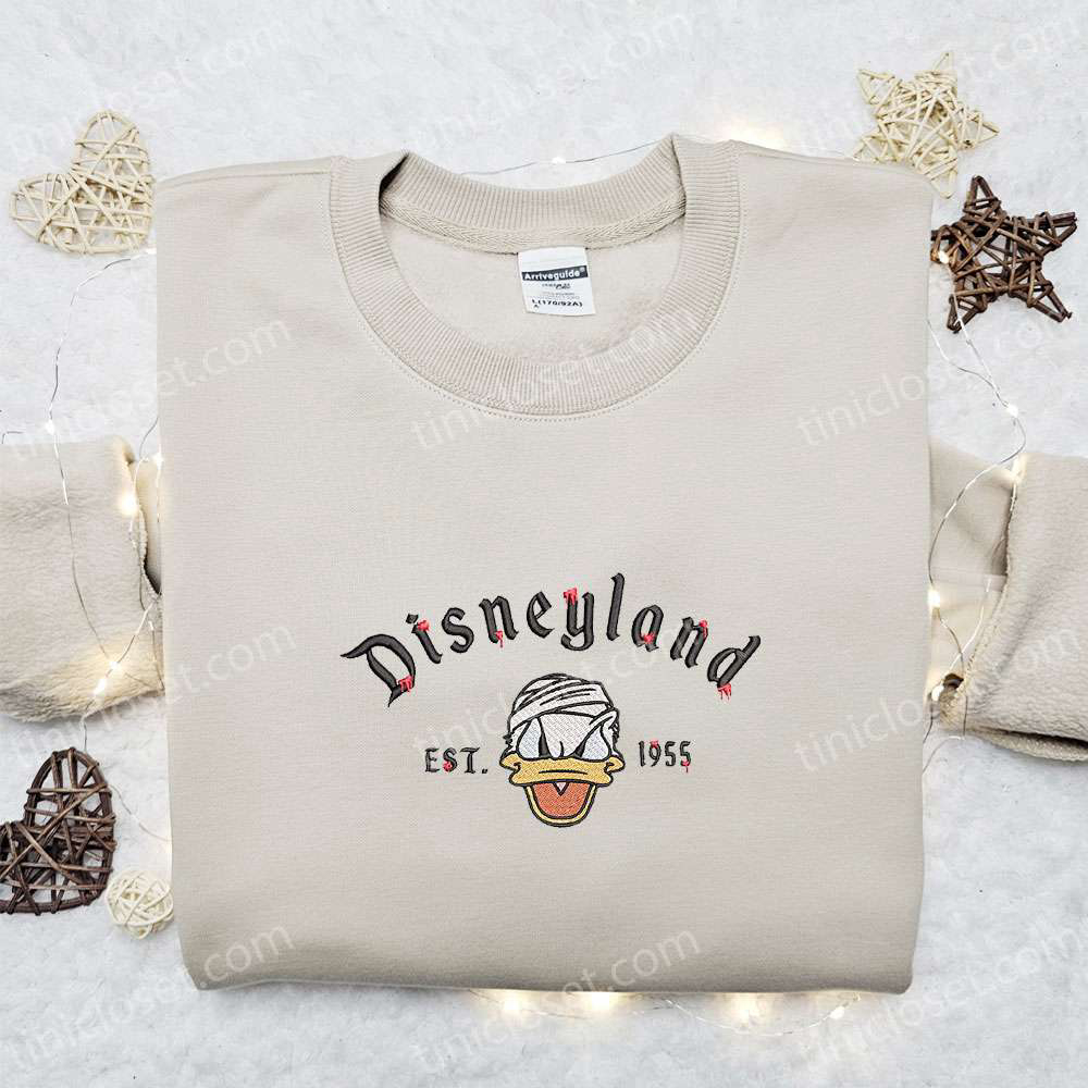 Vintage Donald Disneyland Halloween Sweatshirt 1955 Est Disney Embroidered Hoodie & Shirt Ideas Vintage Donald Disneyland Halloween Sweatshirt 1955 Est Disney Embroidered Hoodie & Shirt Ideas