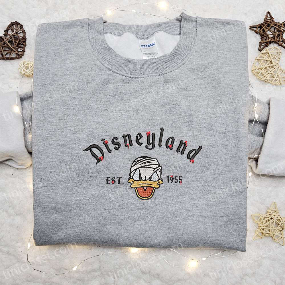 Vintage Donald Disneyland Halloween Sweatshirt 1955 Est Disney Embroidered Hoodie & Shirt Ideas Vintage Donald Disneyland Halloween Sweatshirt 1955 Est Disney Embroidered Hoodie & Shirt Ideas