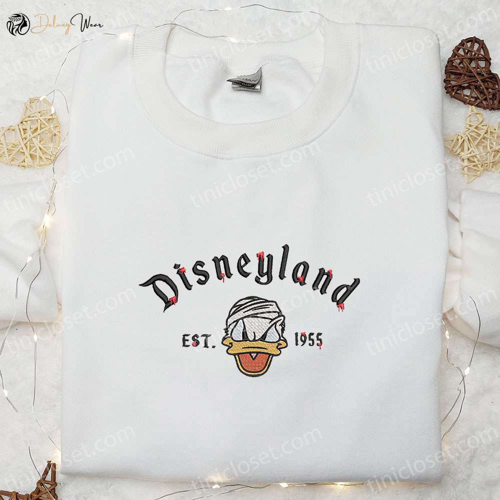 Vintage Donald Disneyland Halloween Sweatshirt 1955 Est Disney Embroidered Hoodie & Shirt Ideas