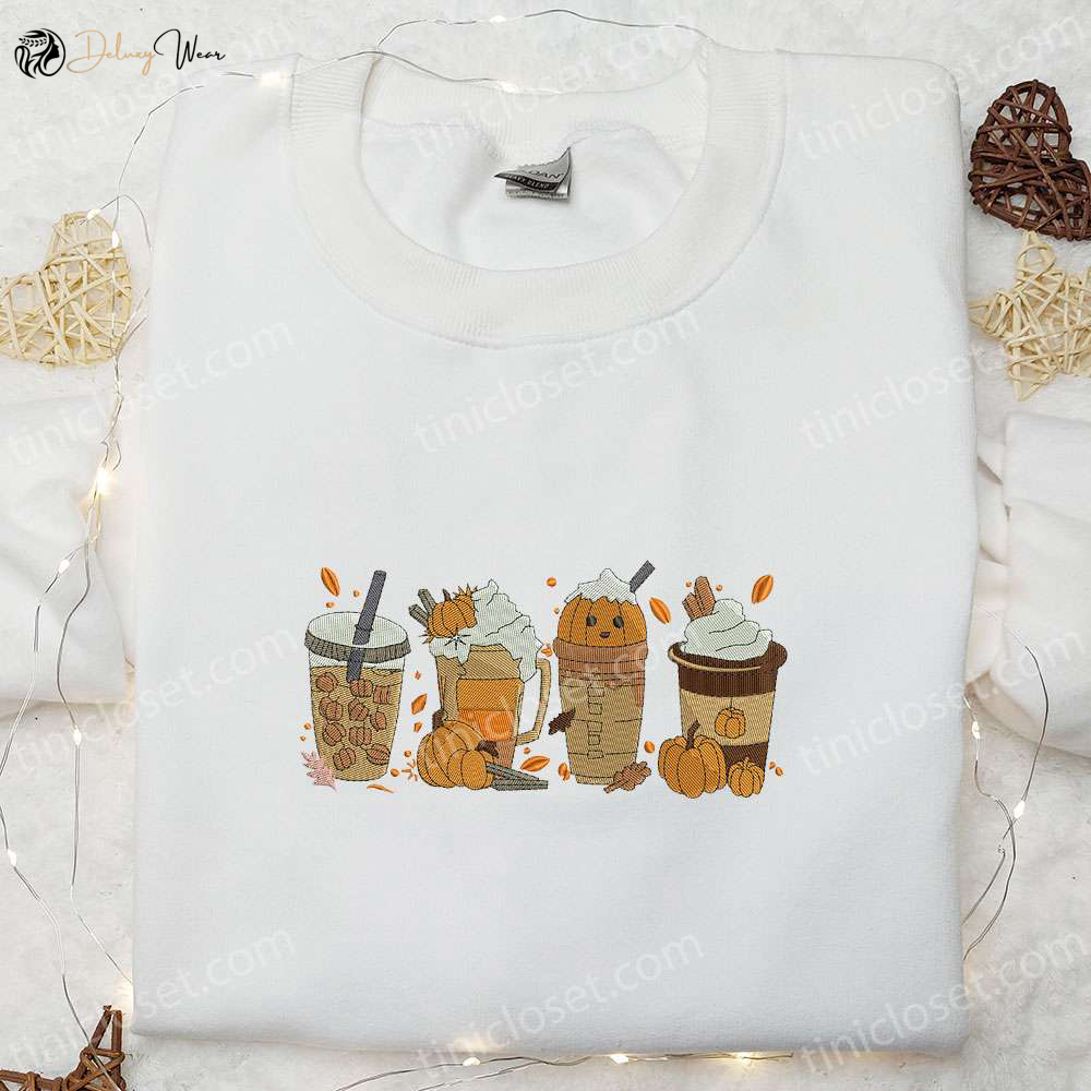 Spooky Season Essentials: Drink Pumpkins Halloween Hoodie Cool Sweatshirt & Amazing T-shirt
