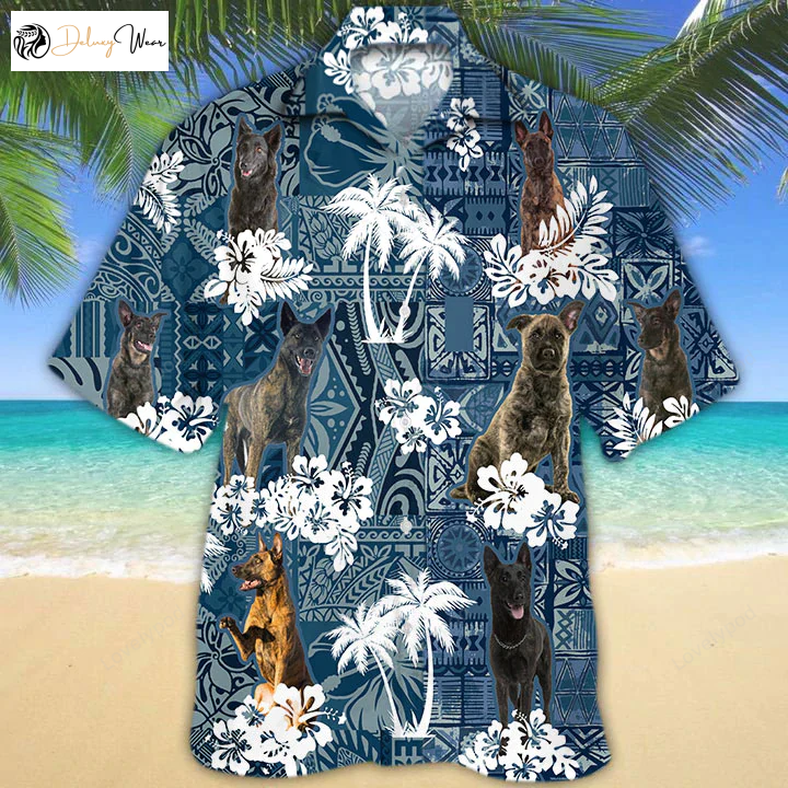 Dutch Shepherd Hawaiian Shirt Gift for Men Women Fans: A Trendy and Unique Dog Lover s Apparel