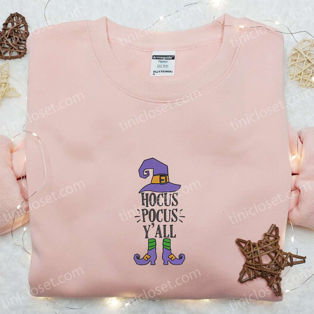 Halloween Embroidered Shirt: Elf Hocus Pocus Yall – Adorable & Inspiring