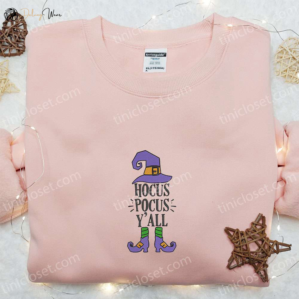 Halloween Embroidered Shirt: Elf Hocus Pocus Yall – Adorable & Inspiring