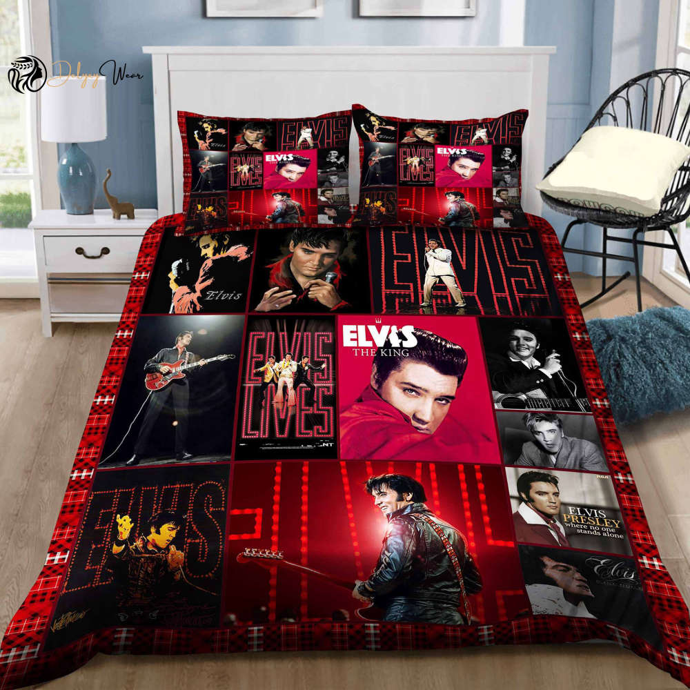 Elvis Presley 2a Bedding Set Decor Gift For Men Women Decor Gift For Men Women G95