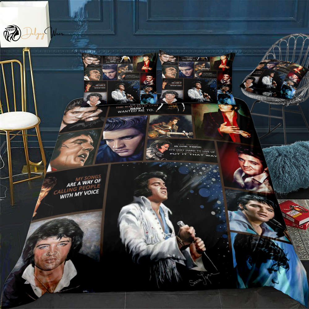 Elvis Presley 3a Bedding Set Decor Gift For Men Women Decor Gift For Men Women G95