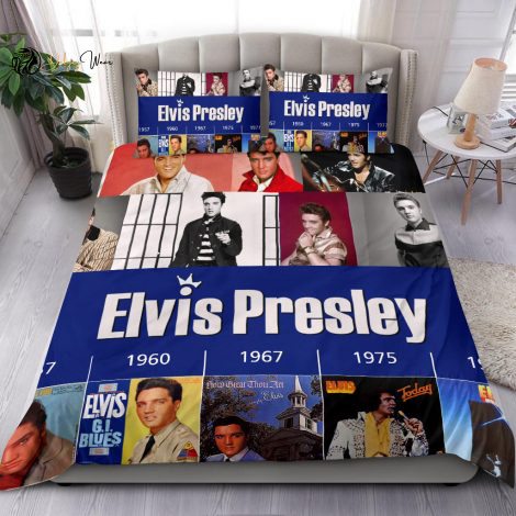 Elvis Presley 4a Bedding Set Decor Gift For Men Women Decor Gift For Men Women G95