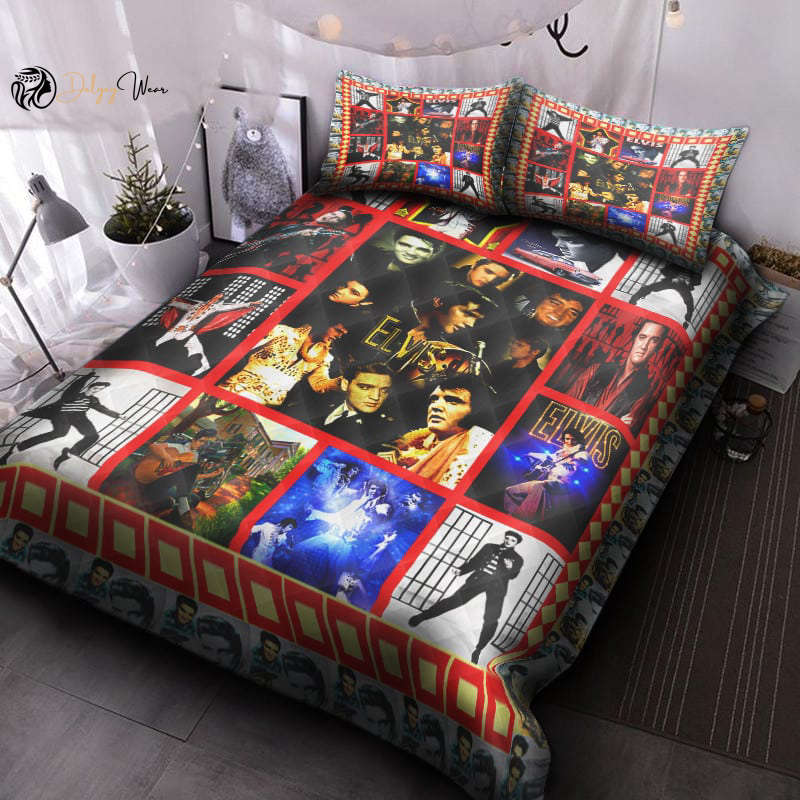 Elvis Presley Bedding Set Decor Gift For Men Women Decor Gift For Men Women G95