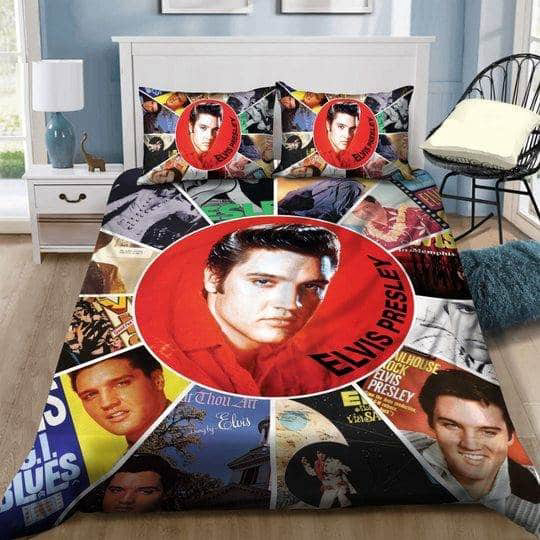 Elvis Presley lover Bedding Set Decor Gift For Men Women Decor Gift For Men Women CH
