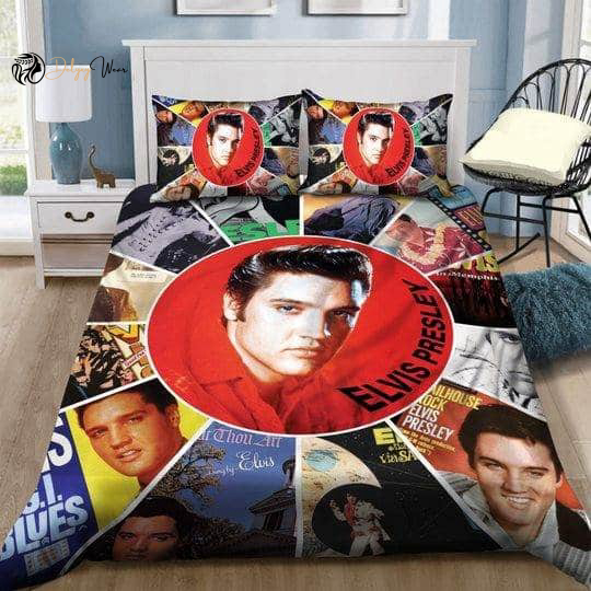 Elvis Presley lover Bedding Set Decor Gift For Men Women Decor Gift For Men Women CH