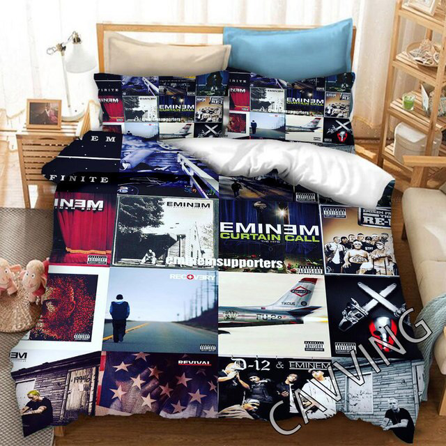Eminem a0 Bedding Set Decor Gift For Men Women Decor Gift For Men Women G95