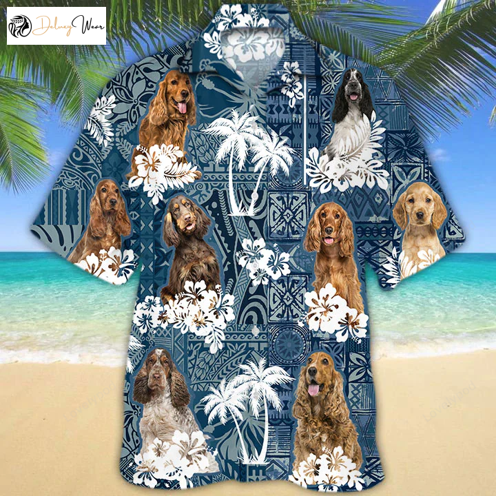 Stylish English Cocker Spaniel Hawaiian Shirt Gift for Men Women Fans – Perfect for Dog Lovers!