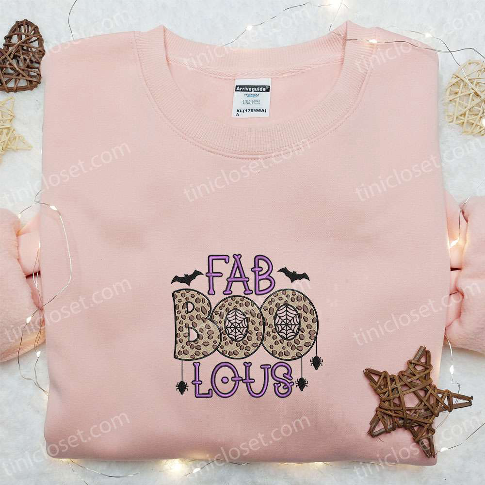 Fab Boo Lous Leopard Halloween Embroidered Shirt – Best Gift Idea for Halloween Fab Boo Lous Leopard Halloween Embroidered Shirt – Best Gift Idea for Halloween