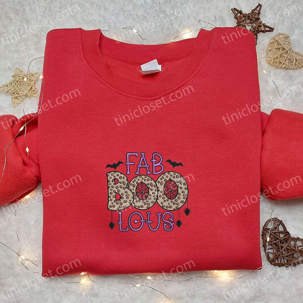 Fab Boo Lous Leopard Halloween Embroidered Shirt – Best Gift Idea for Halloween Fab Boo Lous Leopard Halloween Embroidered Shirt – Best Gift Idea for Halloween