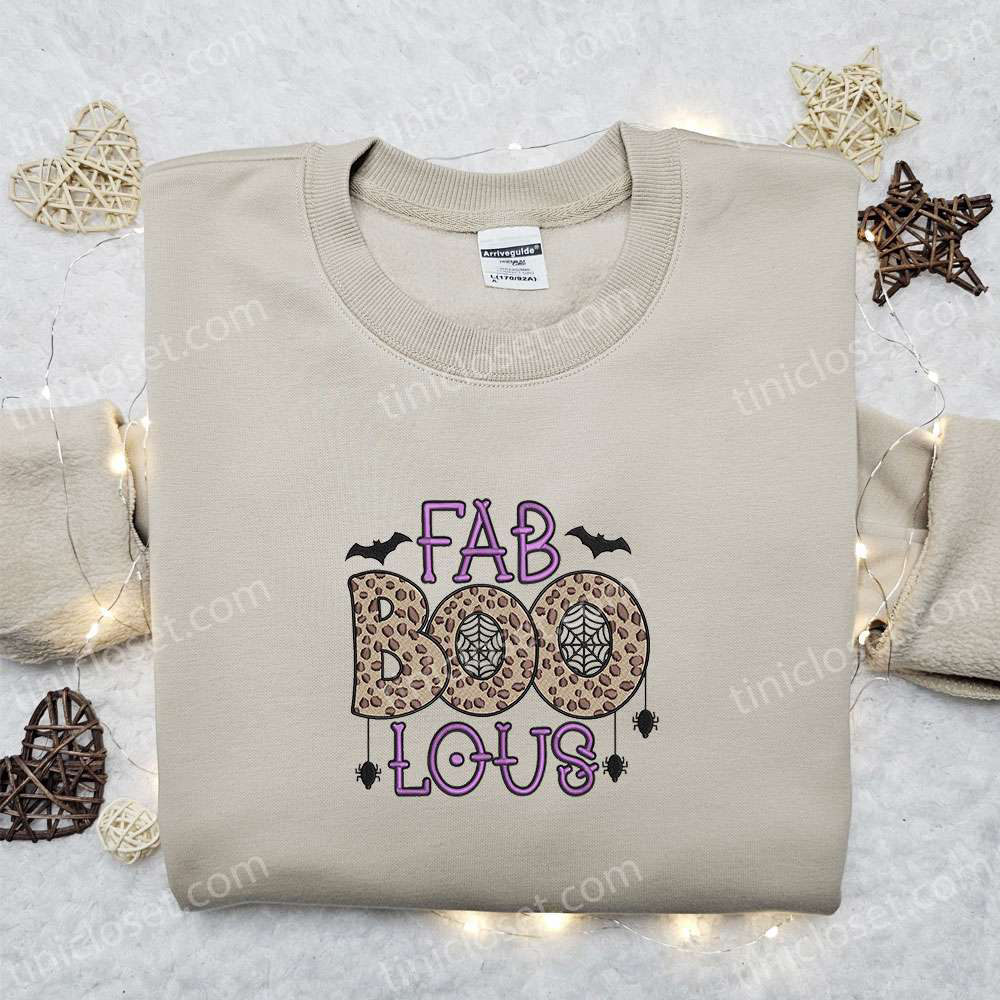 Fab Boo Lous Leopard Halloween Embroidered Shirt – Best Gift Idea for Halloween Fab Boo Lous Leopard Halloween Embroidered Shirt – Best Gift Idea for Halloween