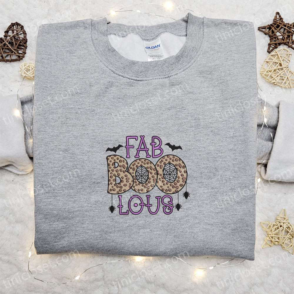 Fab Boo Lous Leopard Halloween Embroidered Shirt – Best Gift Idea for Halloween Fab Boo Lous Leopard Halloween Embroidered Shirt – Best Gift Idea for Halloween