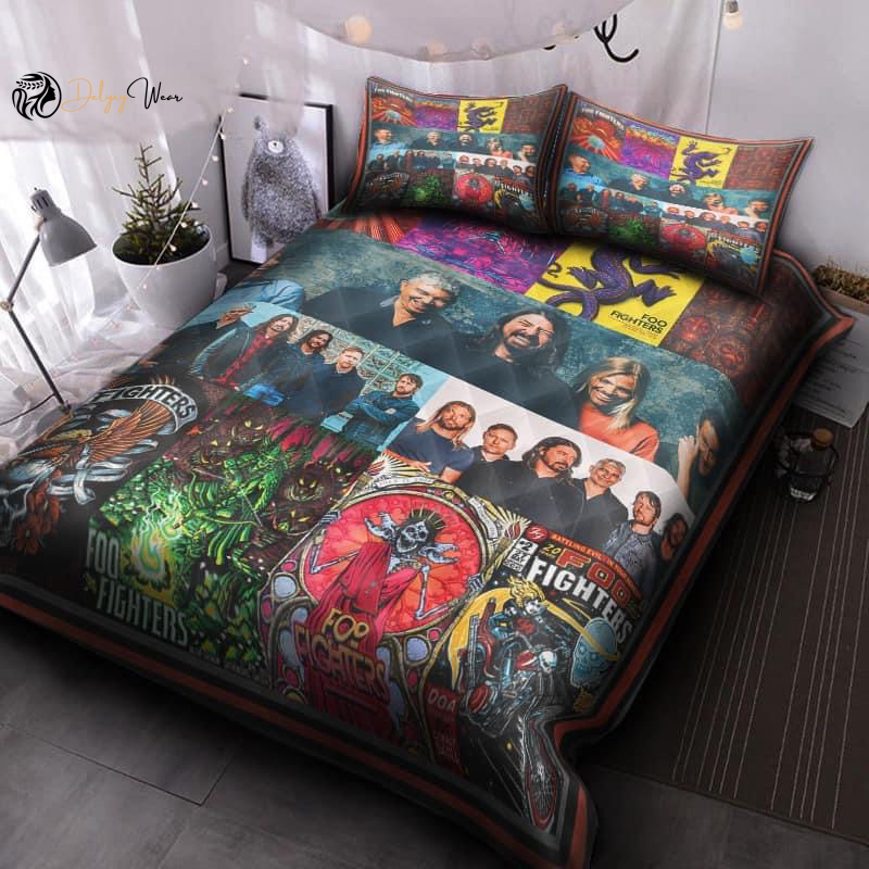 Foo Fighters Lover Bedding Set Decor Gift For Men Women Decor Gift For Men Women G95