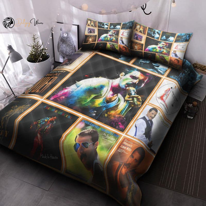 Freddie Mercury II Bedding Set Decor Gift For Men Women Decor Gift For Men Women G95