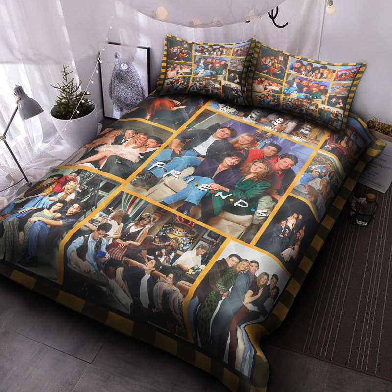 Friends Tv Show Quilt Bedding Set Decor Gift For Men Women Decor Gift For Men Women G95