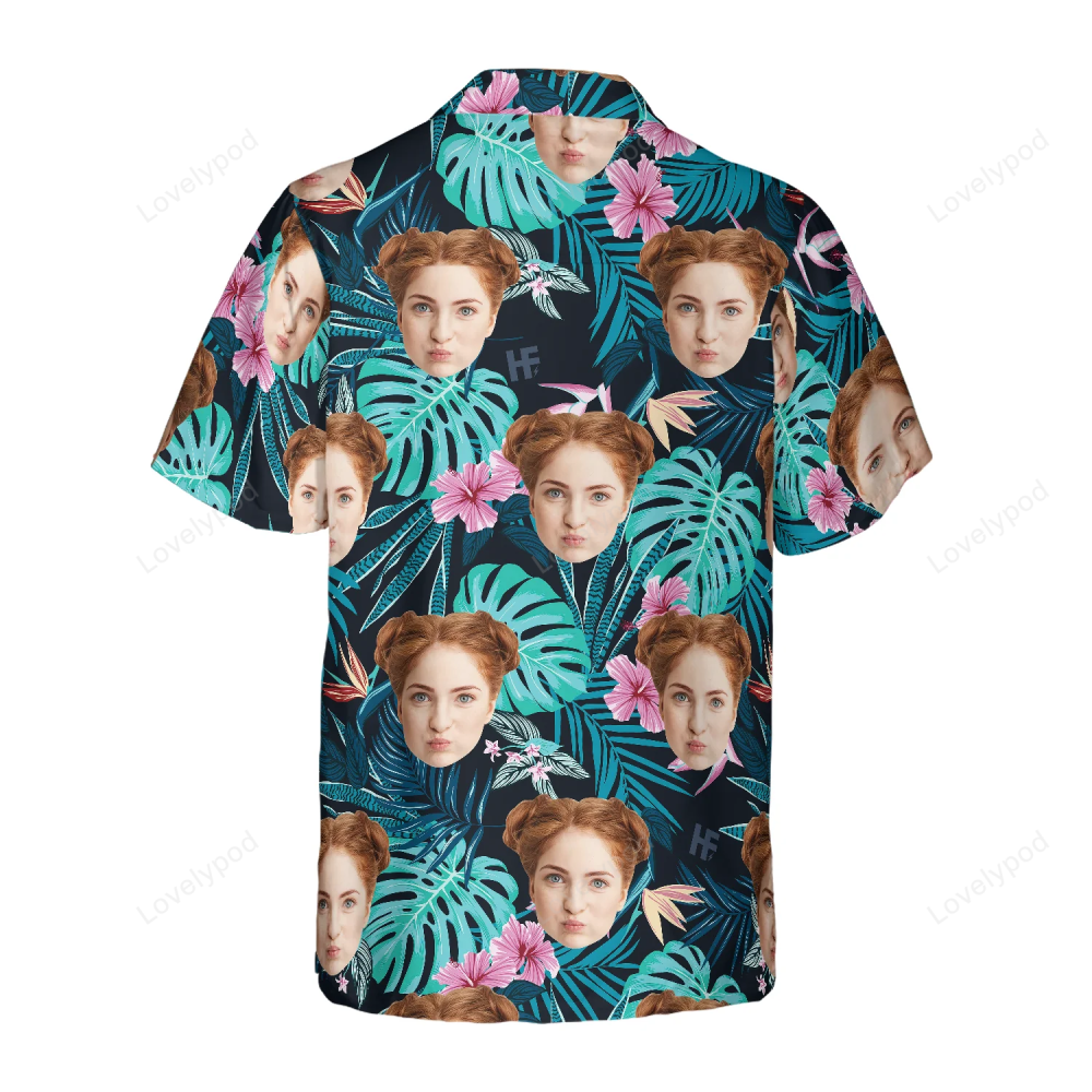 Custom Funny Face Hawaiian Shirt for Men – Customizable & Hilarious Designs