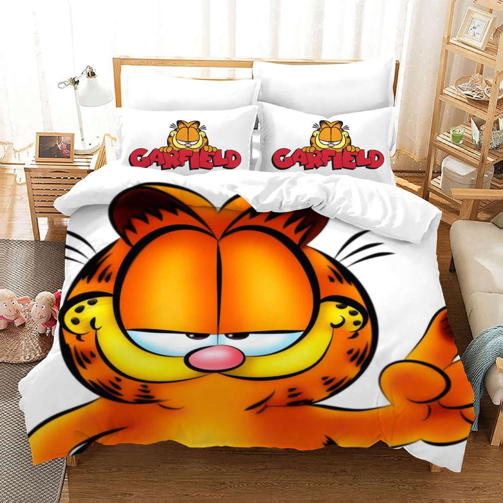 Garfield Bedding Set Decor Gift For Men Women Decor Gift For Men Women G95