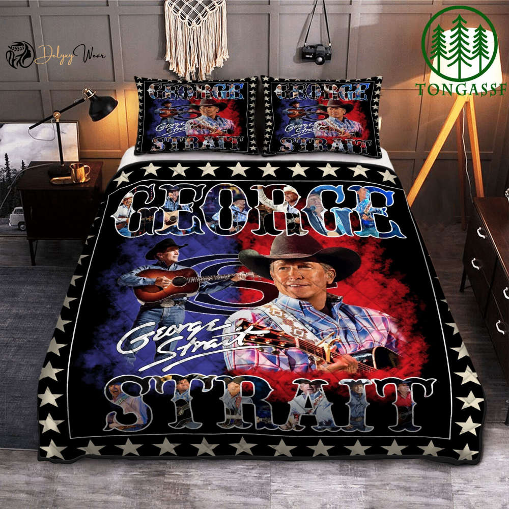 George Strait 1 Bedding Set Decor Gift For Men Women Decor Gift For Men Women G95