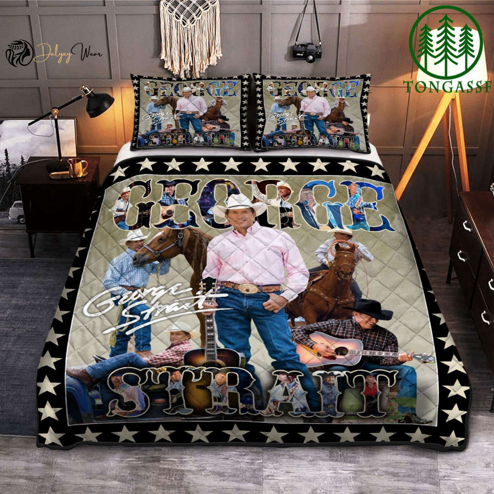 George Strait 3 Bedding Set Decor Gift For Men Women Decor Gift For Men Women G95