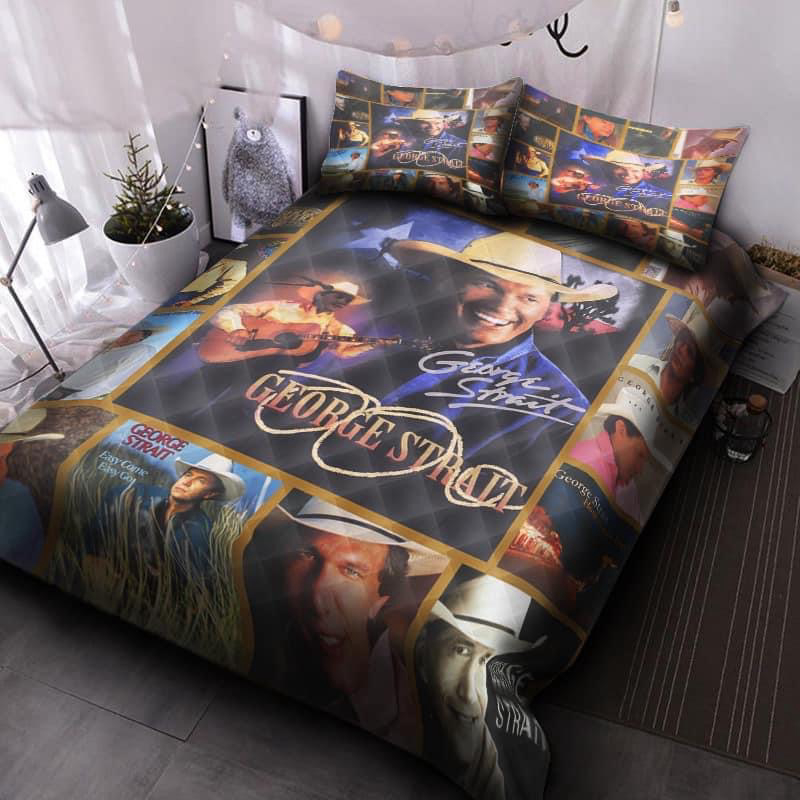 George Strait g1 Quilt Bedding Set Decor Gift For Men Women Decor Gift For Men Women G95