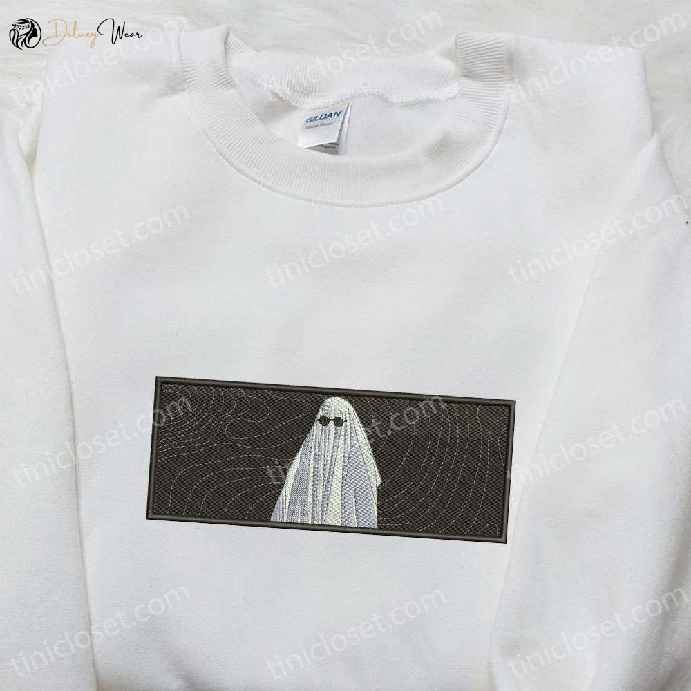 Spooky Season Ghost Embroidered Shirt – Scary Halloween Gift