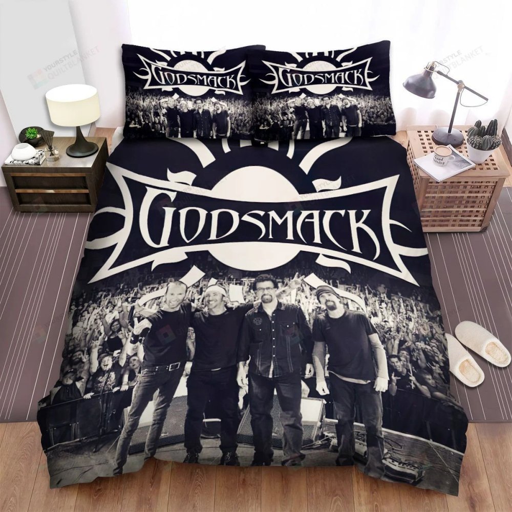 Godsmack Bedding Set Decor Gift For Men Women Decor Gift For Men Women G95
