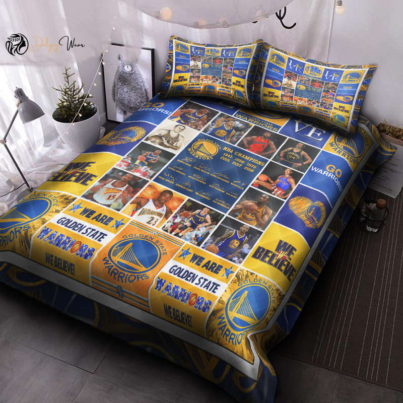 Golden State Warriors 1 Bedding Set Decor Gift For Men Women Decor Gift For Men Women G95