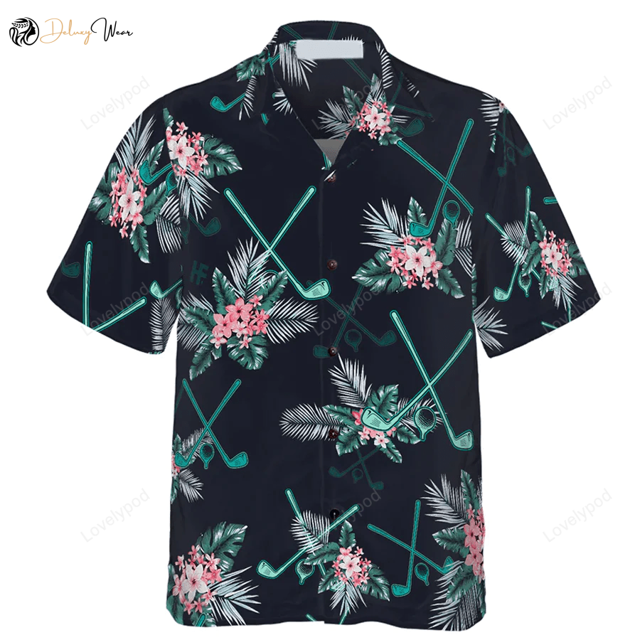 Golf Tropical Hawaiian Shirt Gift for Men Women Fans - Sporty Style & Perfect Hawaiian Gift for Men