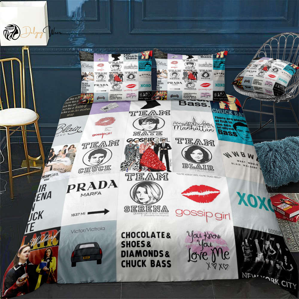 Gossip Girl  Bedding Set Decor Gift For Men Women Decor Gift For Men Women CH