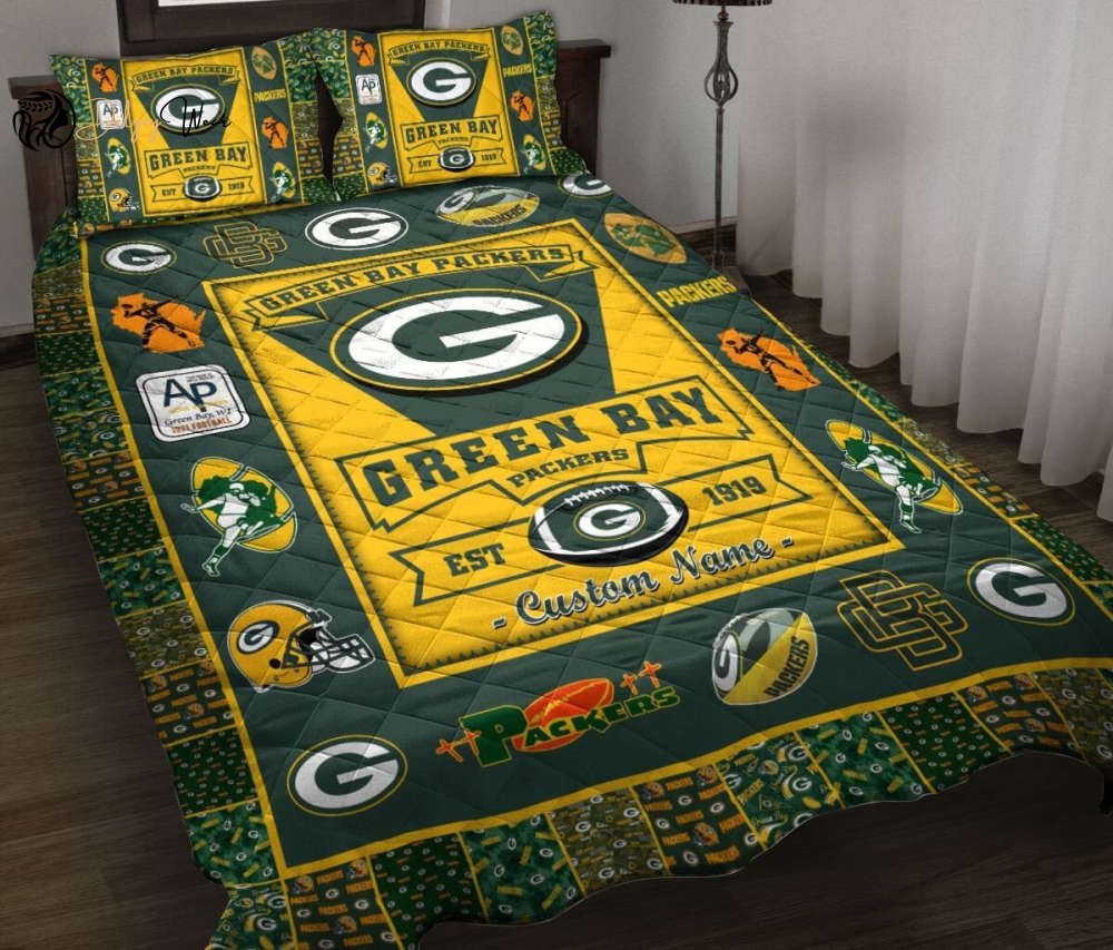 Green Bay Packers Bedding Set Decor Gift For Men Women Decor Gift For Men Women G95 Green Bay Packers Bedding Set Decor Gift For Men Women Decor Gift For Men Women G95