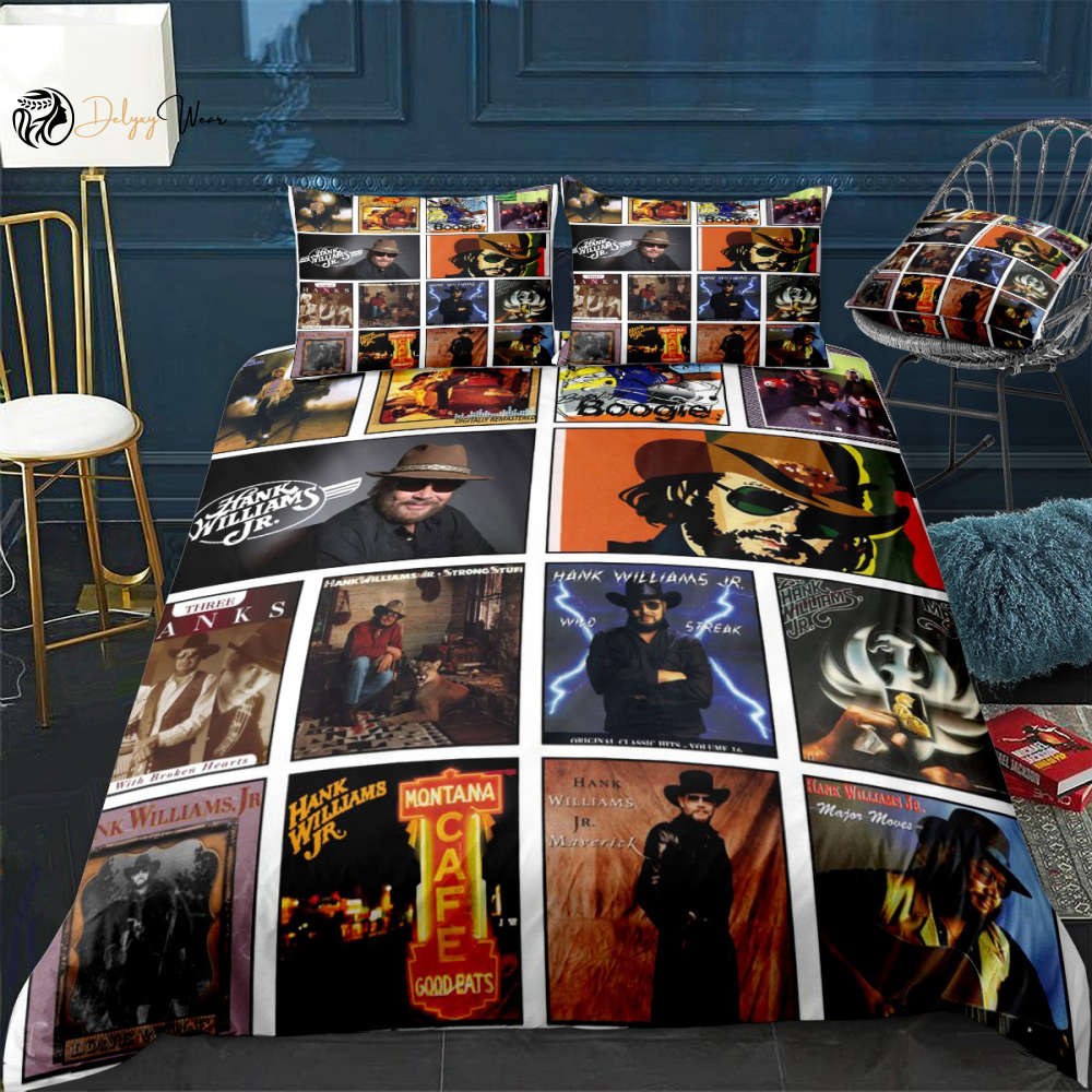 Hank Williams Bedding Set Decor Gift For Men Women Decor Gift For Men Women CH